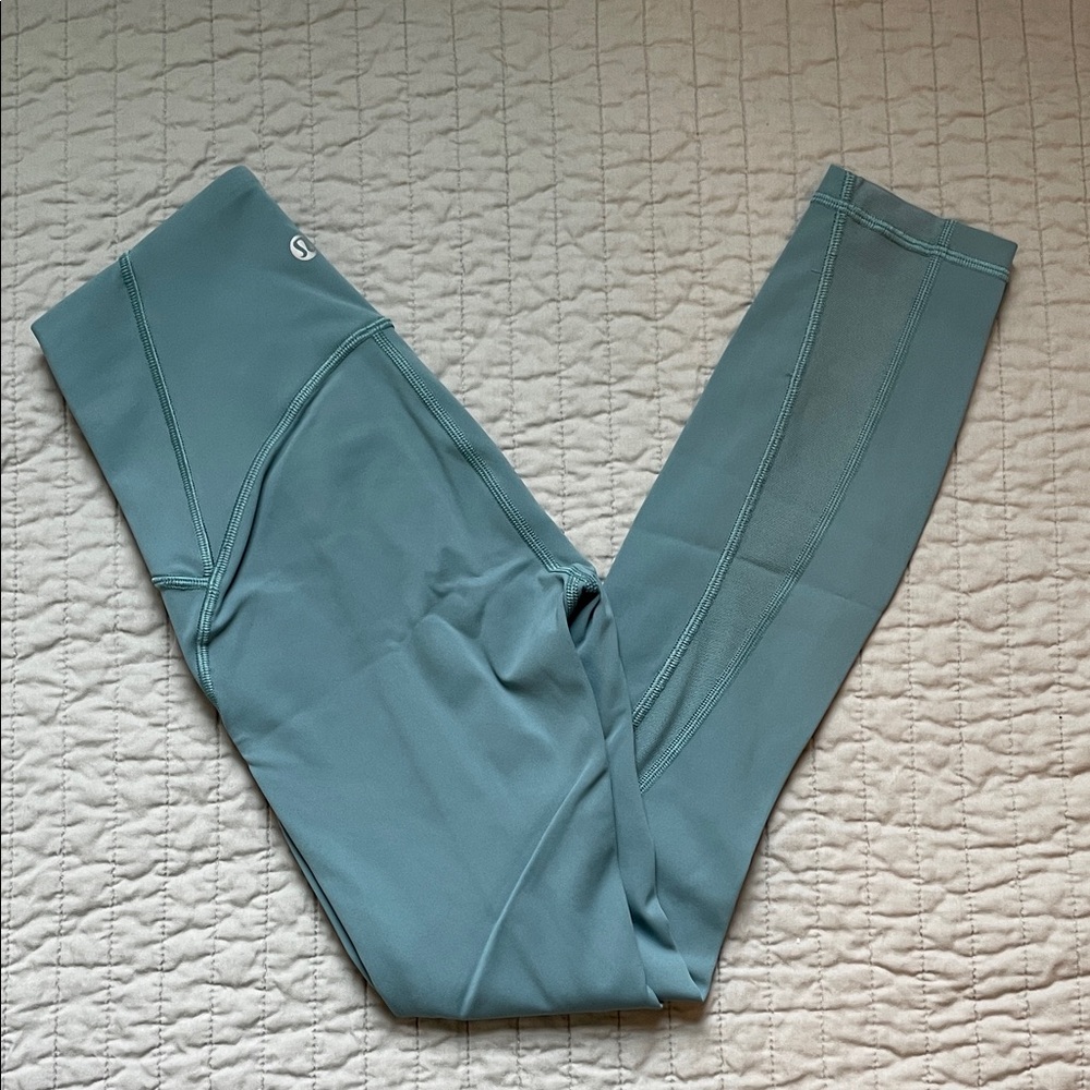 Lululemon Train Times - Aqua Blue Size 2